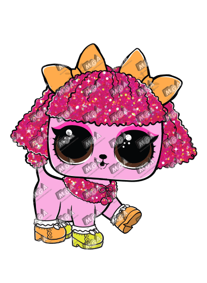 Glitter Poodle